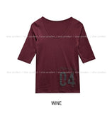 Macha crack numbering elbow length short sleeves