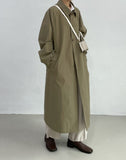 Oz Overfit Long Mac Coat