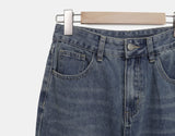 Moi Vintage Washed Flare Denim Pants