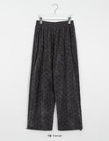 Mokuna Banding String Heart Corduroy Pants