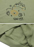Frog Pop Embroidery Hood