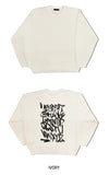 Reversal printed knitwear