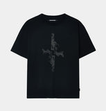 CROSS GUN GRAPHIC HALF T
