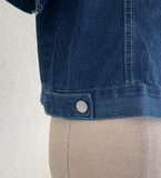 Fresh Denim Collar Short Jacket