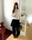 Kimu Leopard Baguette Shoulder Bag