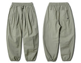 low key banding cool balloon pants