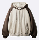 Nova Overfit Raglan Hood Zip-Up