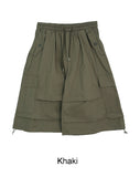 Beucky Pintuck Cargo Bermuda Pants