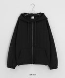 [BAONHAUS] Shukens Cable Hood Zip-Up Jumper