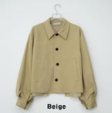 Autumn Cutting Crop Trench Coat