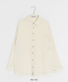 [BAONHAUS] Karene See-through Over Gauze Shirt