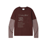W Stripe Layered Long Sleeve