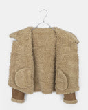 Semin Duffle Fluffy Fur Mustang Midi Jacket