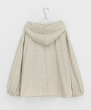 [BAONHAUS] Taltus Corduroy Dot Ribbon Hood Jacket