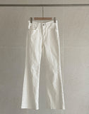 Eve Semi Bootcut Banding Cotton Pants