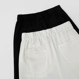Summer Cooling Linen Cotton Wide Back Banding Pants