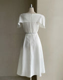Raylin Cape Shawl Flare Mini One Piece (Belt Set)