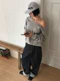 RAW TWO-TUCK WIDE DENIM