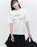 Miseki typography short sleeves