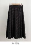 Sotime Tassel Jacquard Flared Skirt