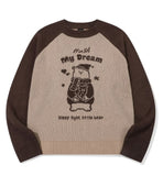 Hush Bear Raglan Pullover Knit
