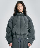 Paneled Down Short Jacket