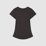 Metallic Cross Slim Short Sleeve