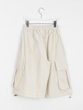 Corody Banding String Corduroy Cargo Bermuda Pants