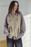 [2-WAY] Sweet Cherry Knit Zip-Up