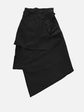 Belted Three-Way Long Skirt