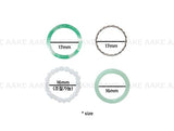 [4-SET] GREENY OBJECT RING