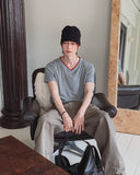 Robed Quad Pocket Wide Cotton Pants