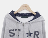 Hugo Star Two-Way Hooded Zip-Up