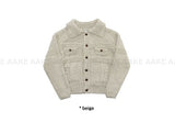 (WOOL) HEAVY CRAFT KNIT CARDIGAN