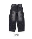 Mount multi cargo denim pants