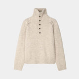 Tessie Stitch High Neck Two-Way Knit