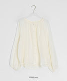 Kirina Loose Fit Balloon Sleeve Summer Blouse