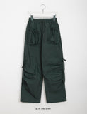 Yuhi string ribbon pocket banding pants