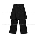Kiyo Pleated Skirt Layered Pants