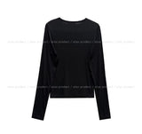 State Crack Lettering Button Long Sleeve