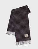 Gingham Wool Muffler
