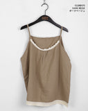Supul Vintage Layered Lace Strap Sleeveless