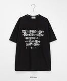 [unisex] Hymen Lettering Over Short Sleeve Tee
