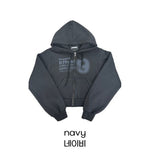 Doppler Crop Hood Zip-Up