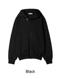 Lael Curved Hooded Zip-up