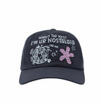 Flower Applique Camp Cap