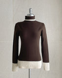 Zeto color matching polar knit
