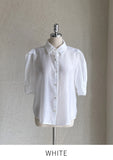 Rubille Collar See-through Frill Blouse