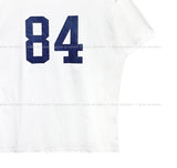 84 Numbering Off-Shoulder Loose Fit Short Sleeve