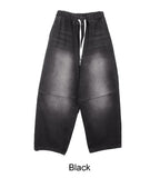 Eka Balloon Banding Denim Pants